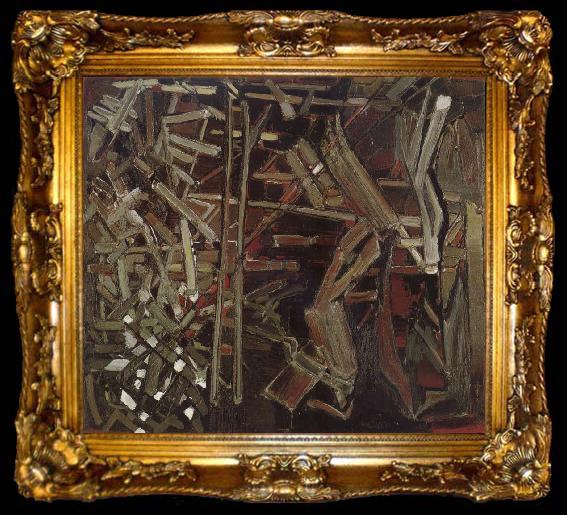 framed  Nicolas de Stael Exhausted Life, ta009-2